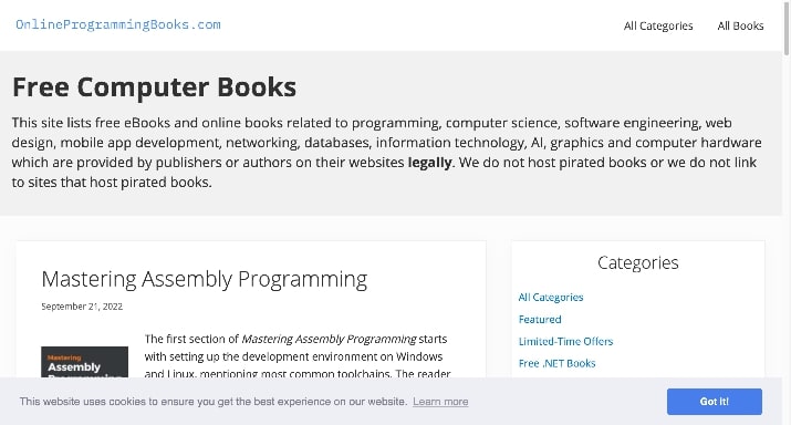 Online Programming Books